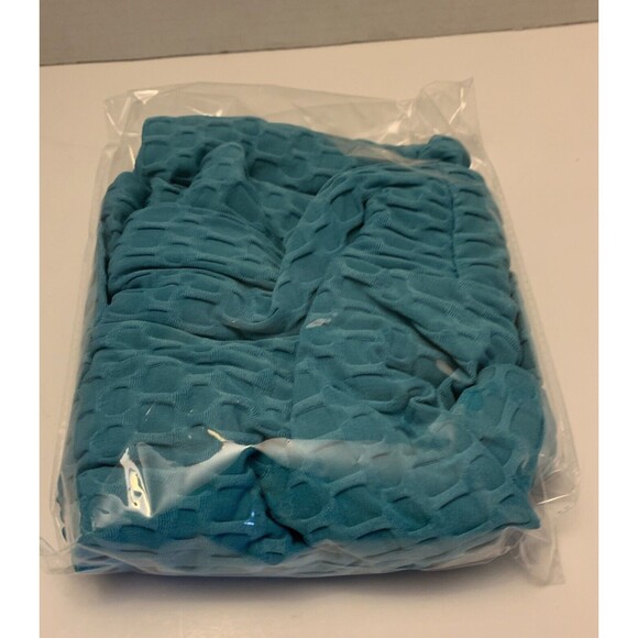 Total Vision NEW Sculpting Compression Leggings Aqua Blue Size Medium - Picture 5 of 6
